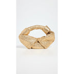 SIMONMILLER Women's Metallic Raffia Lopsy Bag