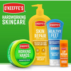 O'Keeffe's for Healthy Feet Foot Cream; Guaranteed Relief for Extremely Dry; Cracked Feet; Instantly Boosts Moisture Levels; 3.2 Ounce Jar; (Pack of 3)