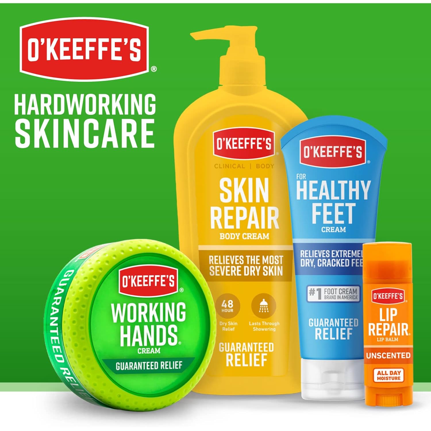 O'Keeffe's for Healthy Feet Foot Cream; Guaranteed Relief for Extremely Dry; Cracked Feet; Instantly Boosts Moisture Levels; 3.2 Ounce Jar; (Pack of 3)