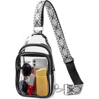 CLUCI Clear Bag for Stadium Events, Clear Crossbody Bag, Transparent Purses