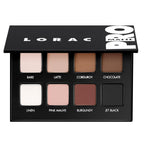 LORAC PRO Matte & Shimmer Eyeshadow Palette, Metallic High Pigmented, Mirror Compact