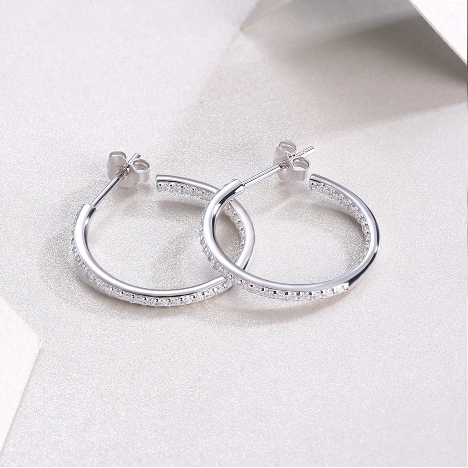 14K Gold 0.7ct Diamond Drop Earrings for Women,D-Color VVS1 Earring, Lovely Gift for Girlfriend on Birthday