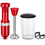 KitchenAid Variable Speed Corded Hand Blender KHBV53, Empire Red