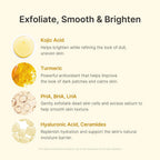 Medicube Peel Shot With Kojic Acid Turmeric | Reset In One Step | Gentle Exfoliating Serum With Bha, Lha, Pha For Dead Skin Cells, Blackheads, Excess Sebum | For Dull, Rough, Troubled Skin | 2.7 Fl.Oz