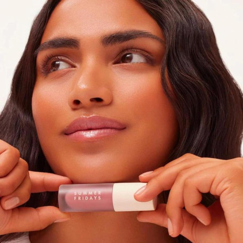 Summer Fridays Dream Lip Oil - Hydrating Tinted Lip Gloss Oil - Non-Sticky Formula with Skincare Benefits for Long-Lasting Softness + Shine - Effortless Beauty Gifts - Soft Mauve (0.15 Oz)