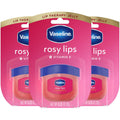 Vaseline Lip Therapy Rosy Lips 3-Pack – Moisturizing Lip Balm For Very Dry Lips In Mini Jars, 0.25 Oz.