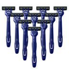 Harry's Disposable Razors for Men - 10 Count - 3-Blade Men's Razors for Travel and On-the-Go Convenience