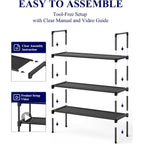 Kitsure Shoe Rack - 3-Tier Shoe Organizer, Shoe Rack For Closet, Entryway, Bedroom, Easy- Assembly Storage Shelf With Side Handles, 27.6" Wide - 3 Tiers, Black