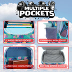Bioworld Womens Kid Lilo & Stitch Backpack Set (Little Kid/Big Kid) Purple Onesize