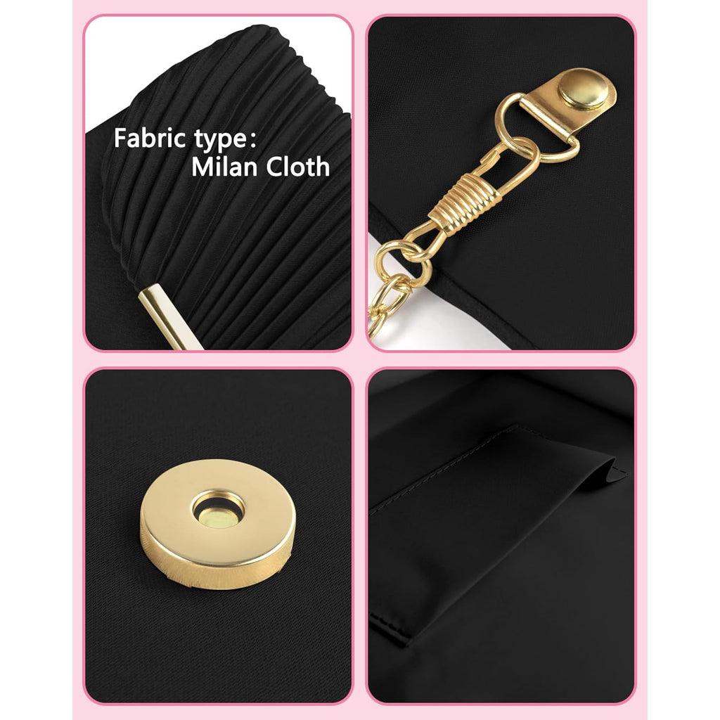 TINDTOP Clutch Purses for Women Evening Handbags for Formal Wedding Party Cocktail Prom Crossbody Shoulder Envelope Bag