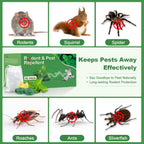 Mouse Rodent Repellent, 32 Pack Peppermint Oil Mice Repellent For Mice, Rats, Squirrels, Spiders And Pests, Indoor/Outdoor Natural Mouse Deterrent, Keeps Rodent Away From Garden & Home (Mint)