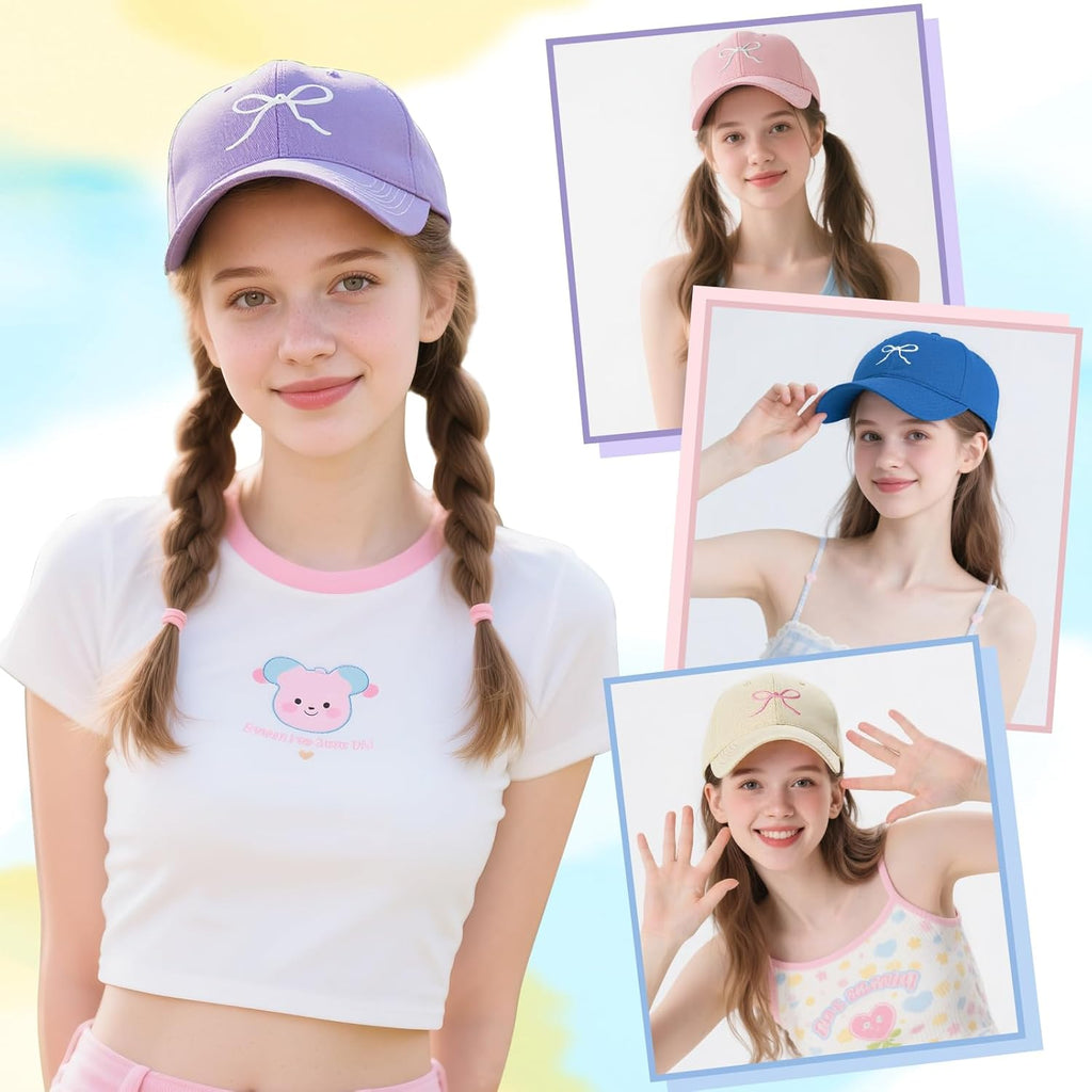 American Trends Womens Baseball Caps Adjustable Cute Baseball Caps for Women Y2K Hats for Everyday Wear Outdoor Activities