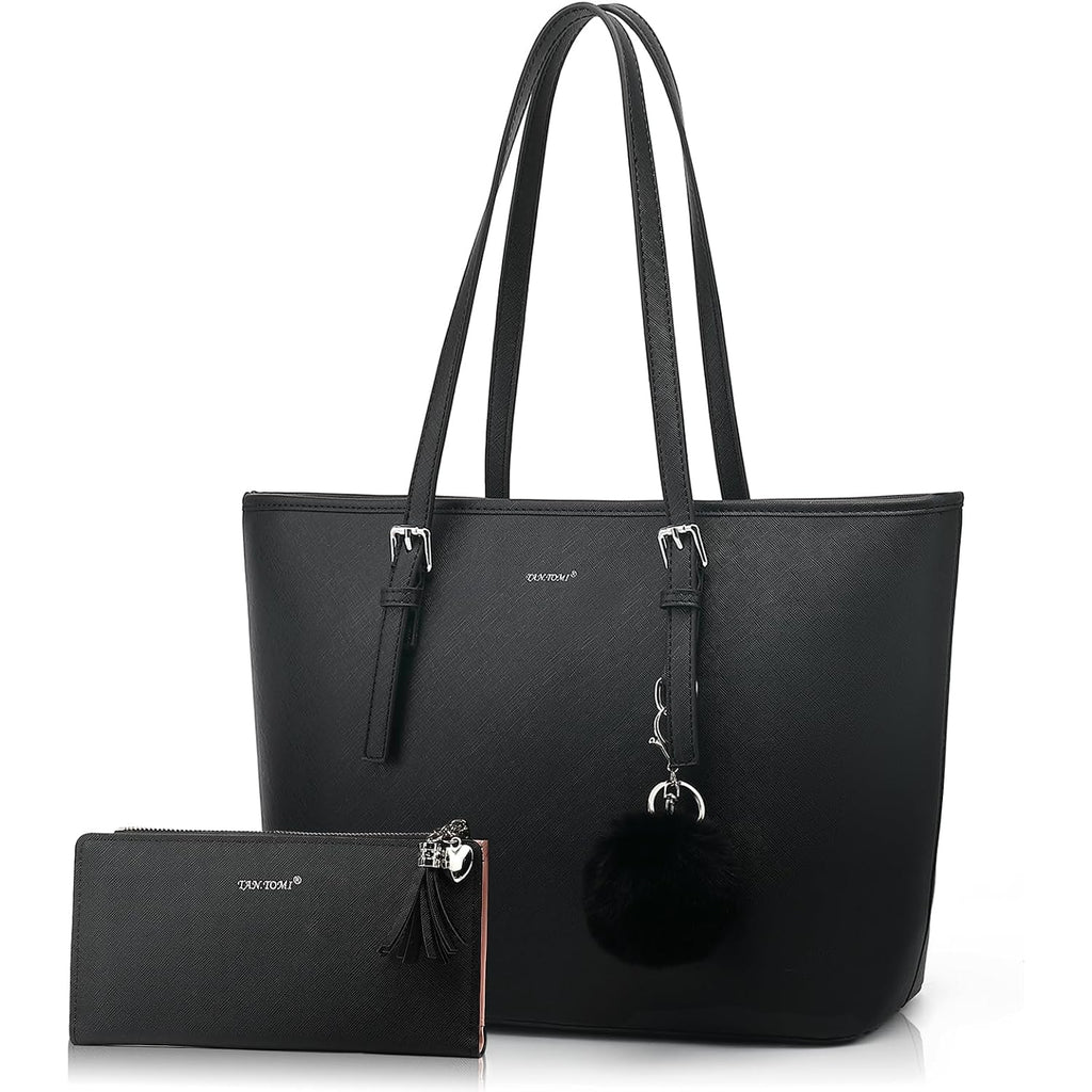 Tantomi Tote Bags For Women, Handbags And Womens Purses Shoulder Purse Set For Travel Work