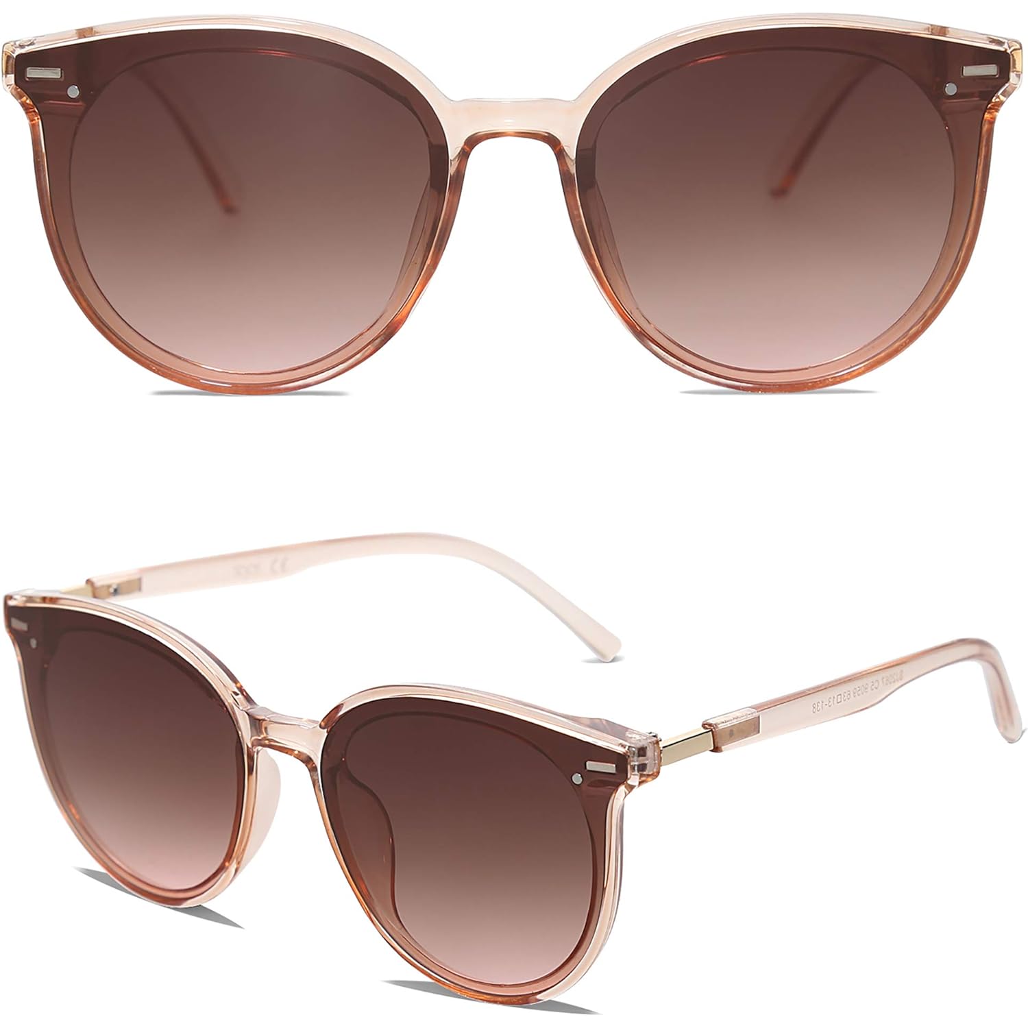 SOJOS Sunglasses Womens Trendy 2025 Classic Round Retro Vintage Shades Large Frame Sunnies SJ2067