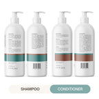 Rosemary Oil Shampoo & Conditioner Set With Biotin & Spirulina For Thinning Hair, Anti-Hair Loss & Strengthening Botanical Formula, Women & Men, Sulfate-Free