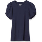 Amazon Essentials Women'S Regular-Fit Puff Sleeve Crewneck T-Shirt