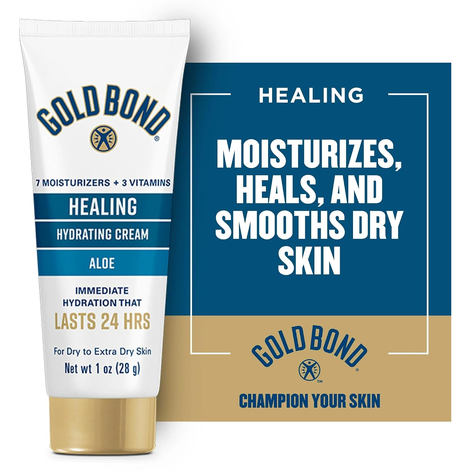 Gold Bond Ultimate Healing Skin Therapy Lotion Aloe Travel Size 1 Oz (2Pack)