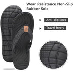 Kuailu Womens Casual Flip Flops With Comfortable Arch Support Yoga Mat Summer Beach Walking Thong Cushion Sandals Lightweight Flats Non-Slip Shoes Indoor Outdoor