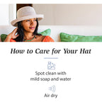 Wallaroo Women’s Victoria Sun Hat – Petite (Small) or Medium | Packable Design, Adjustable Sizing, Sophisticated Style