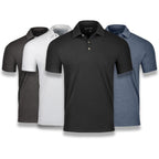 Fresh Clean Threads Mens Polo Shirts - Pre Shrunk Soft Fitted Premium Classic Shirt - Men'S Polos Cotton Poly T-Shirt Blend