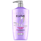 L'Oreal Paris Elvive Hyaluron Plump Hydrating Shampoo For Dehydrated, Dry Hair Infused With Hyaluronic Acid Care Complex, Paraben-Free, 26.5 Fl Oz