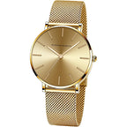 Hannah Martin Watches For Women Analog Women'S Watch With Stainless Steel Expansion Band Minimalist Slim Dial 30M Waterproof Ladies Dress Wristwatch For Casual Daily Business
