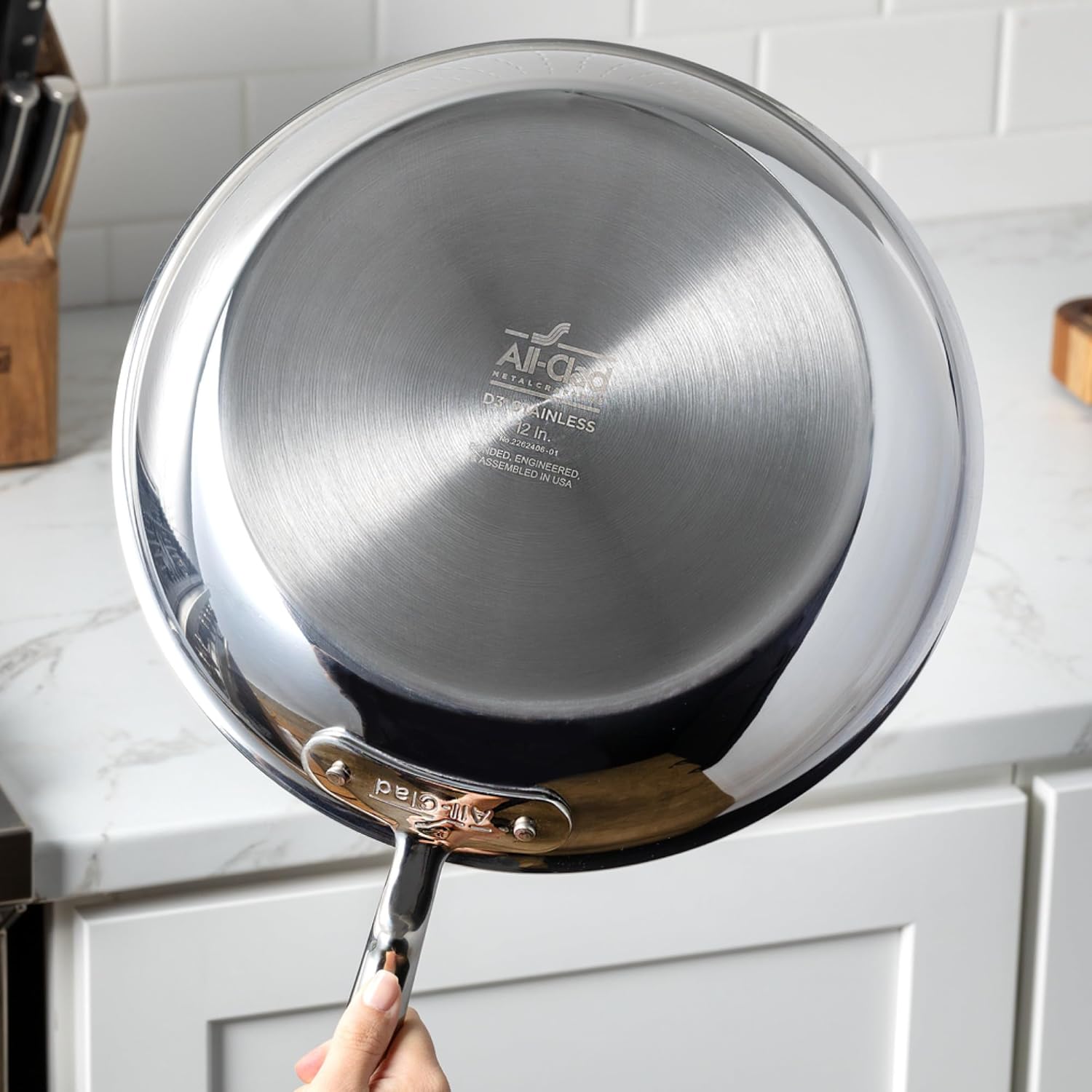 All-Clad D3® Stainless Steel 0.5 Quart Butter Warmer Saucepan- Made in the USA- The Original Bonded Professional Cookware- Oven Safe & Induction Compatible