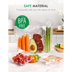 Vacuum Sealer Bags, 11"X16" Gallon, 8"X12" Quart, 6"X10" Pint, 150Pcs | Commercial Grade, Bpa Free, Sous Vide Compatible, Puncture Prevention, Kitchen Essentials