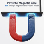 Heavy-Duty Magnetic Paper Towel Holder Fits Jumbo Rolls, Black, Suitable For Kitchens, Rvs, Washing Machines, Bbq Carts