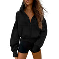 Prettygarden Women'S Zip Up Y2K Hoodies 2026 Fall Fashion Long Sleeve Hooded Fleece Sweatshirts Casual Jacket Winter Clothes
