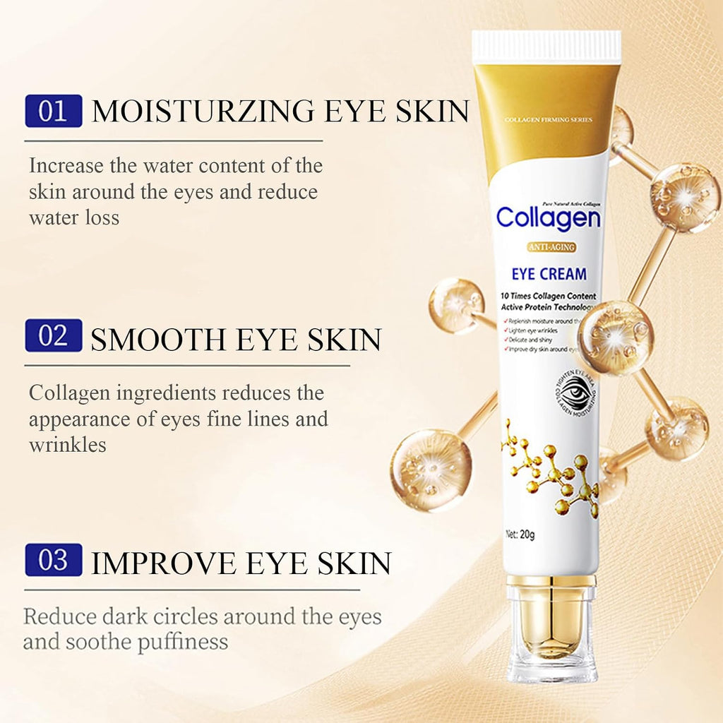 Collagen Skin Care Set, 6Pcs Face Care Sets For Older Women, Firming Skin, Shrink Pores, Smooth Wrinkles, Hydrating Skin Care Set Include Serum Face Cream Eye Cream Toner Cleanser Facial Mask1