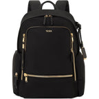 Tumi - Voyageur Celina Backpack - Women'S Work And Travel Bag - 16.0" X 10.6" X 6.5" - Holds Up To 16" Laptop - Black & Gold Hardware