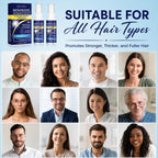 5% Minoxidil For Men And Women Hair Growth: Minoxidil Spray Hair Regrowth Treatment Serum With Biotin & Rosemary -Stop Hair Thinning And Hair Loss For Stronger Thicker Longer Hair 2 Pack