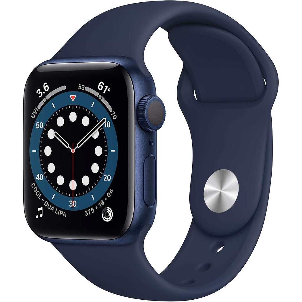 Apple Watch Series 6 (Gps, 40Mm) - Blue Aluminum Case With Deep Navy Sport Band (Renewed)