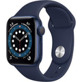 Apple Watch Series 6 (Gps, 40Mm) - Blue Aluminum Case With Deep Navy Sport Band (Renewed)
