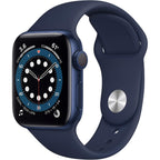 Apple Watch Series 6 (Gps, 40Mm) - Blue Aluminum Case With Deep Navy Sport Band (Renewed)