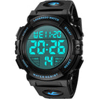 L Lavaredo Mens Digital Watch Sports Military Watches Waterproof Outdoor Chronograph Wrist Watches For Men With Led Back Ligh/Alarm/Date