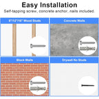 Suptek Studless Tv Wall Mount For Most 23-60 Inch Tvs Up To 99 Lbs, Low Profile No Drill Tv Mount, Drywall Bracket With Max Vesa 400X400Mm, No Stud, No Drill, Easy Install, Mf8