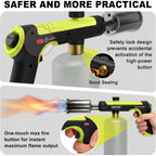 Powerful Propane Torch Gun,Kitchen Cooking Torch With One-Touch Max Fire, Charcoal Lighter With A Safety Lock, Adjustable Blow Torch For Sous Vide, Bbq, Campfire, Fireplace(Tank Not Included)