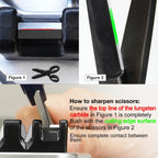 Sharpal 191H Knife Scissors Sharpener | Repairs, Restores & Sharpens, Straight, Serrated & Kitchen Knives, Versatile Sharpening Tool For Blades, Gifts For Home Cooks