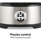 Hamilton Beach Food Processor & Vegetable Chopper for Slicing, Shredding, Mincing, and Puree, 10 Cups + Easy Clean Bowl Scraper, Black and Stainless Steel (70730)