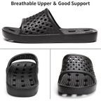 Shower Shoes Men Quick Drying Women Shower Sandals Non-Slip Comfortable House Slippers Bathroom Hotel Flip Flops Slides With Students Gym