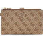 Guess Womens Laurel Ii Double Zip Organizer Wallet
