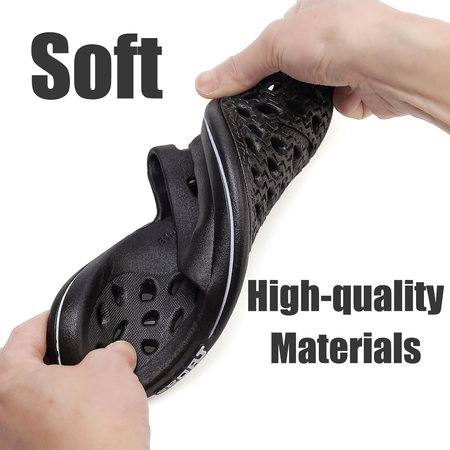 Finleeo Shower Sandals With Drainage Holes - Quick Drying Bathroom & Gym Slippers For Men And Women