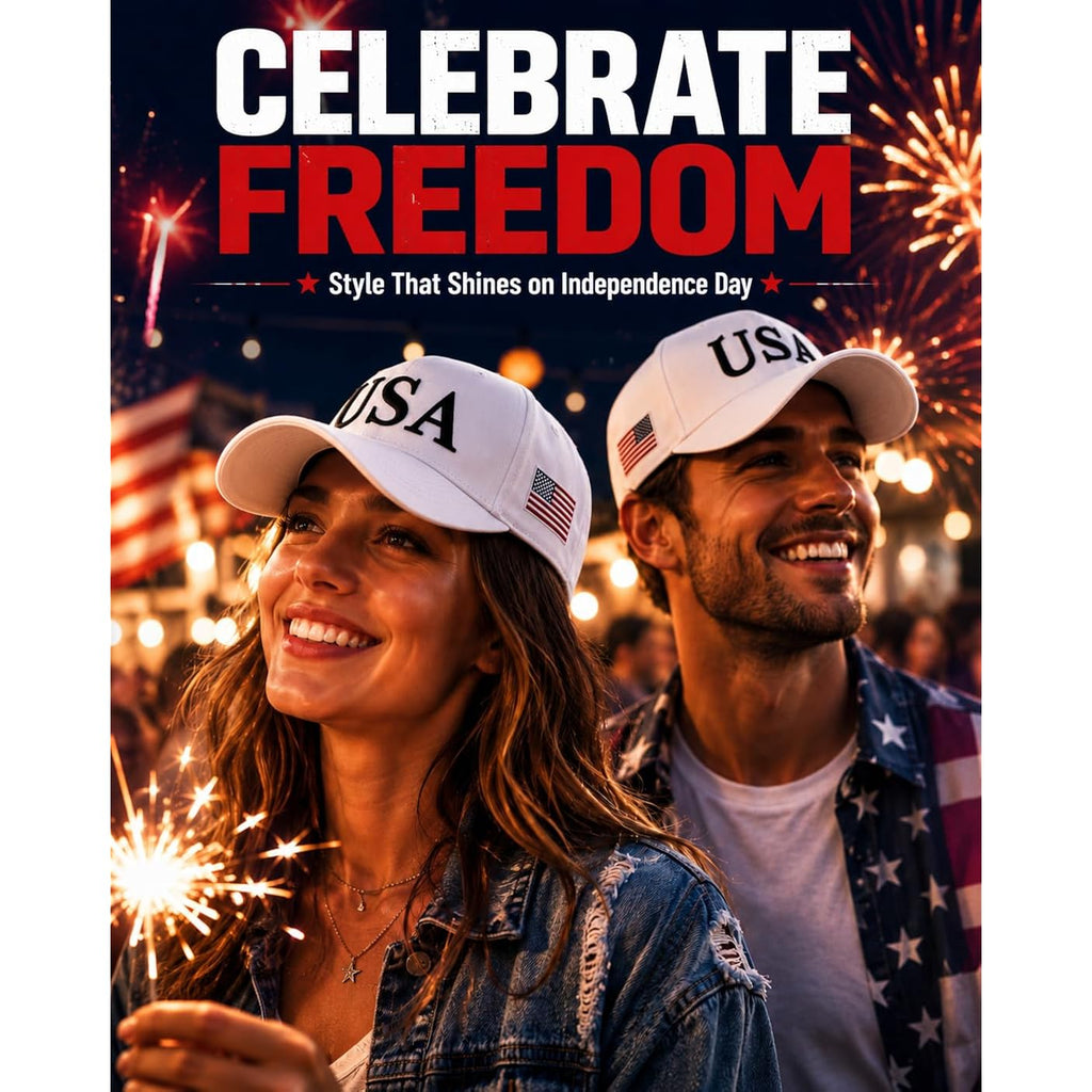 Usa Flag Hat For Men Women - 3D Embroidered Patriotic Baseball Cap, 4Th Of July, 250Th