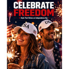Usa Flag Hat For Men Women - 3D Embroidered Patriotic Baseball Cap, 4Th Of July, 250Th