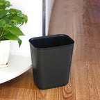 Black Small Trash Can 4Pack, 2Gallon/8L Plastic Office Trash Bin Garbage Can Under Desk, Trash Cans For Bedroom, Office And Kitchen, Trash Bins Wastebasket Fits Narrow Space, Plastic Trash Can