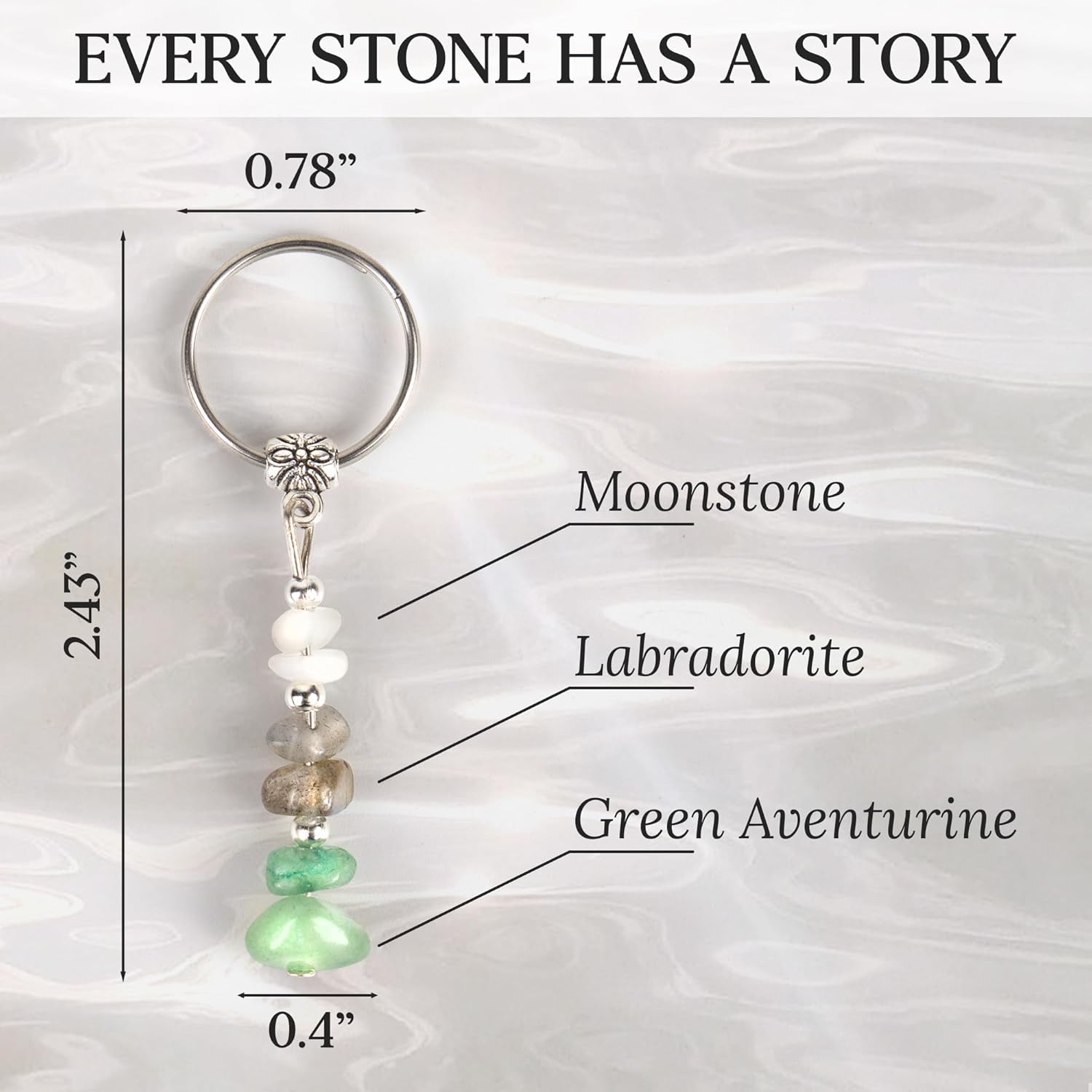 Sensemory Keychain For Coworker, Teacher, Nurse, Friend, Senior, Retirement Gift For Woman, Sister, Farewell, Going Away, Promotion, New Job Key Chains, Self Care Gift Stocking Stuffers