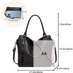 Tantomi Tote Handbags For Women Black Hobo Handbags Purse And Handbags Shoulder Crossbody Bags For Work Travel Everyday