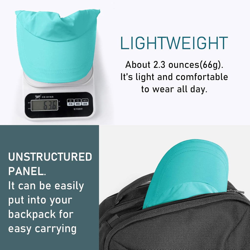 Waterproof Baseball Cap For Men Women, Upf 50+ Breathable Quick-Dry Rain Hat For Running Golf Hiking